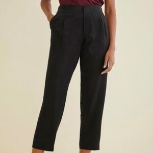 NWT Parnel Silk Black Pants - Large